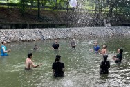 진안 정천계곡 물놀이